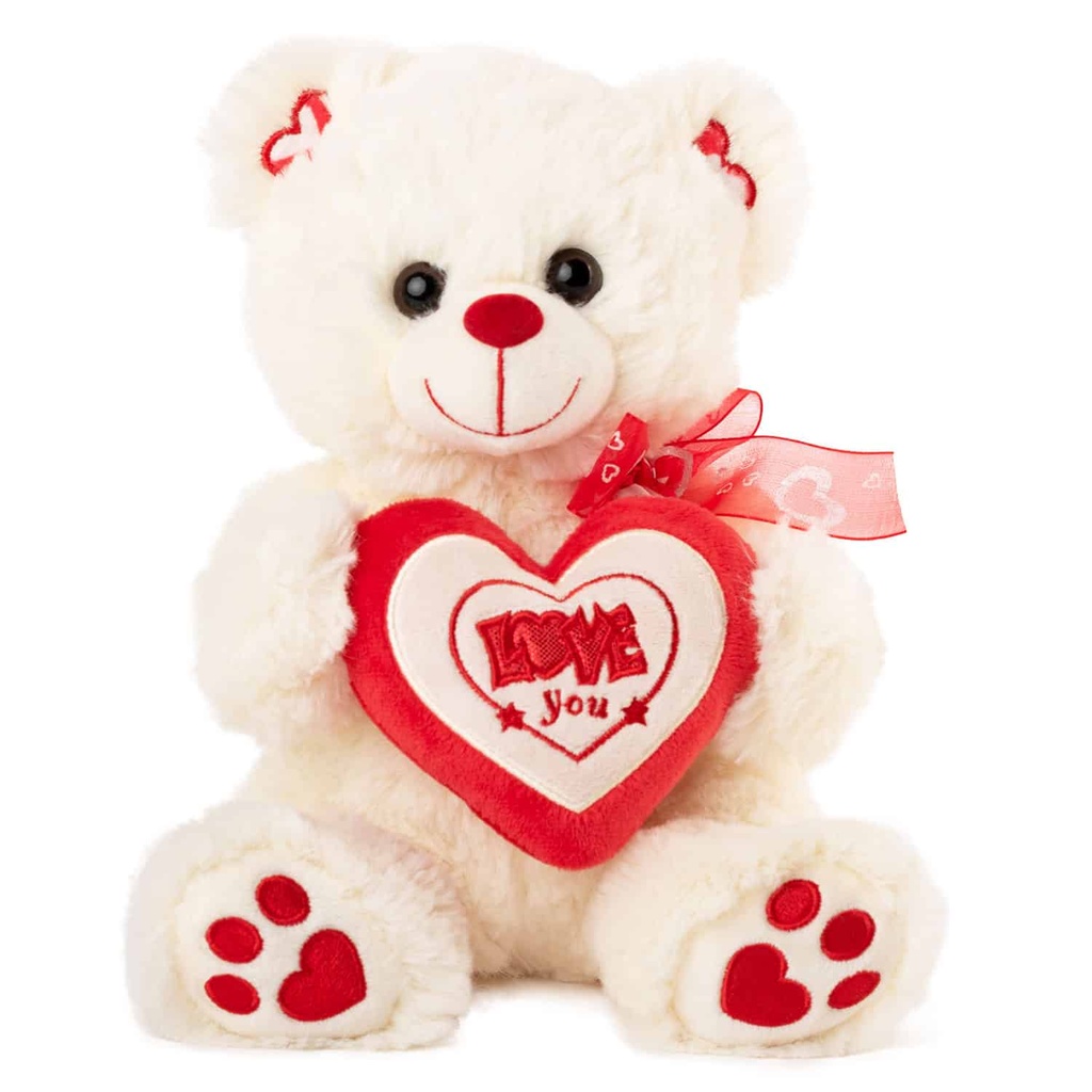 Мече държащо сърце Love you