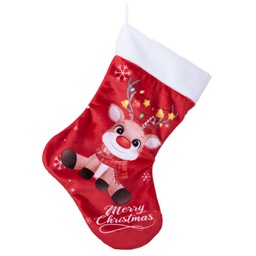 [091211-3] Коледен чорап с елен /Merry Christmas/