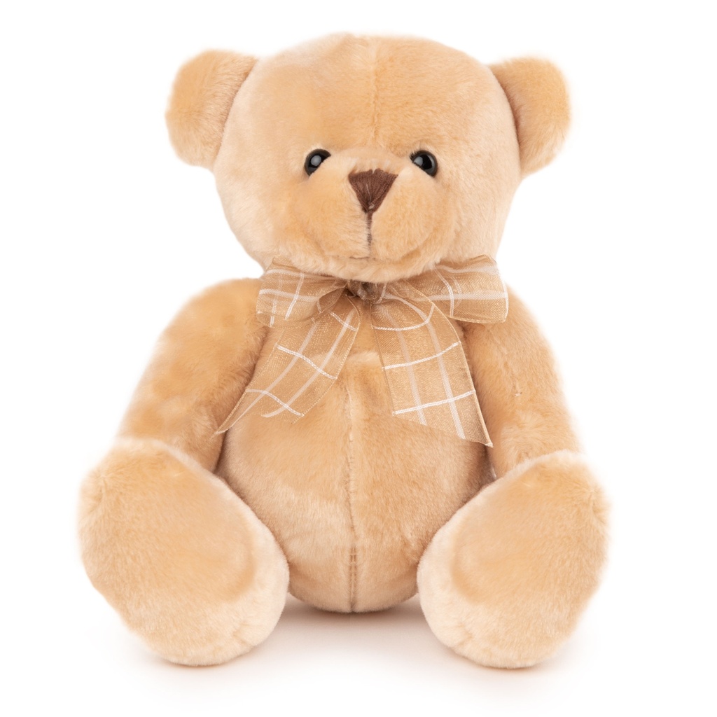 Меченце с панделка - 20 см - Бежов