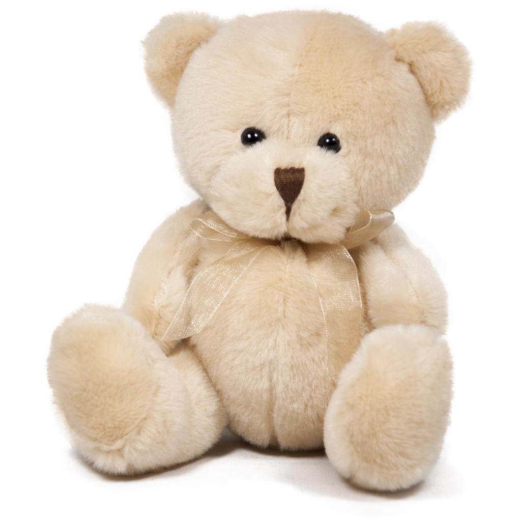 Меченце с панделка - 15 см - Бежов