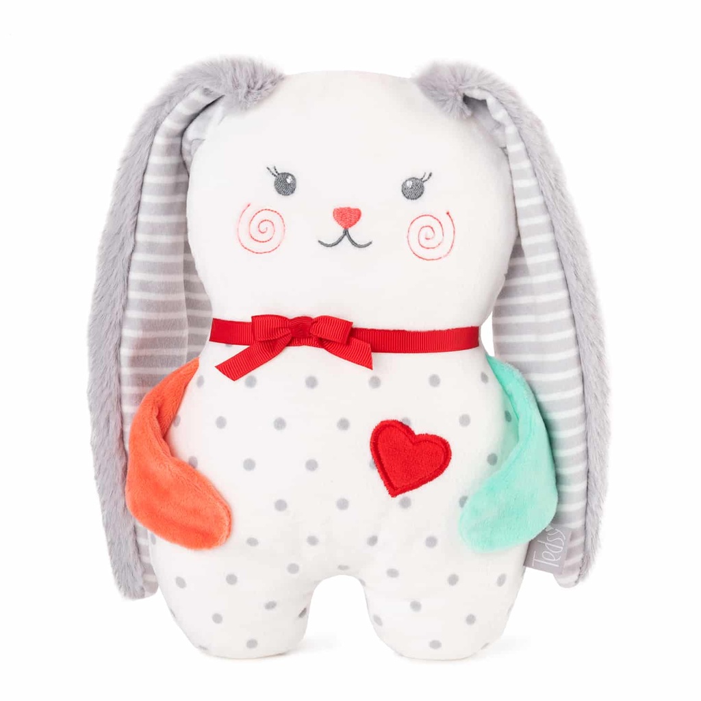 Бебешка плюшена играчка с черешови костилки ЗАЙЧЕ - Fuzzy the rabbit