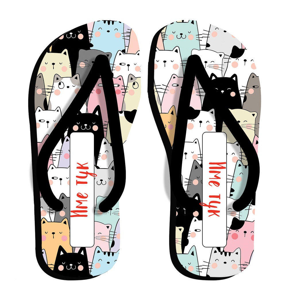 Детски Джапанки за момиче с котки&lt;span&gt; - &lt;/span&gt;S