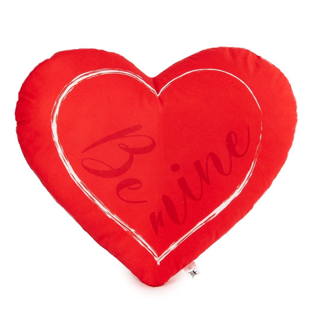Червено плюшено сърце &quot;Be mine&quot;