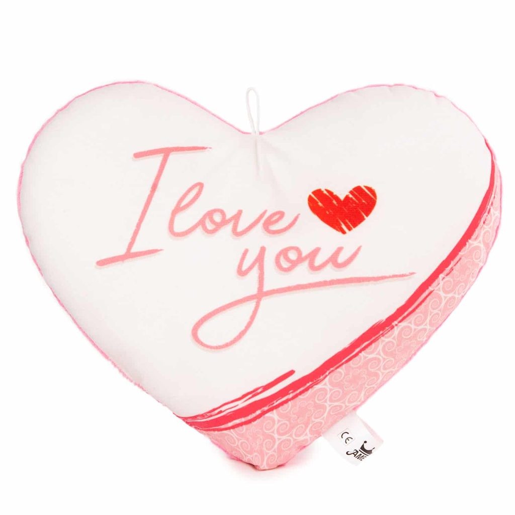Плюшено сърце "I Love you" | 2 размера
