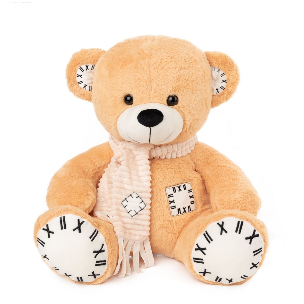 Мече със шал и кръпка | 2 цвята