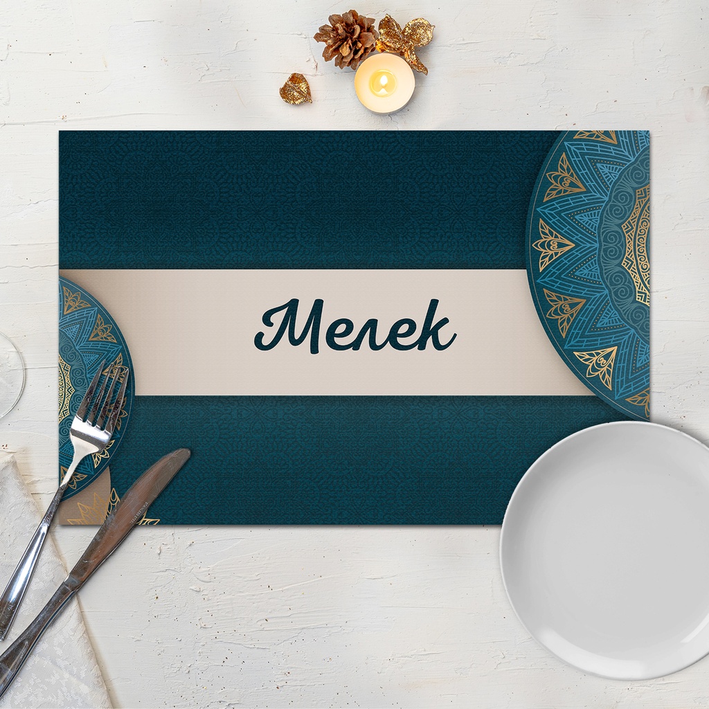 Подложка за хранене - Байрам - Зелена