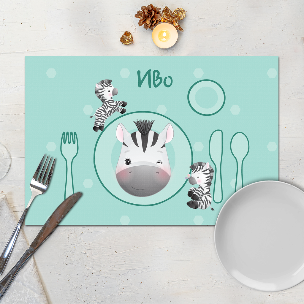 Монтесори подложка за хранене - Зебра