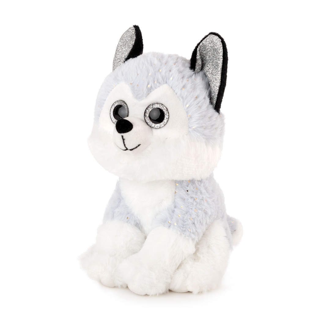 Куче хъски с глитер ушички