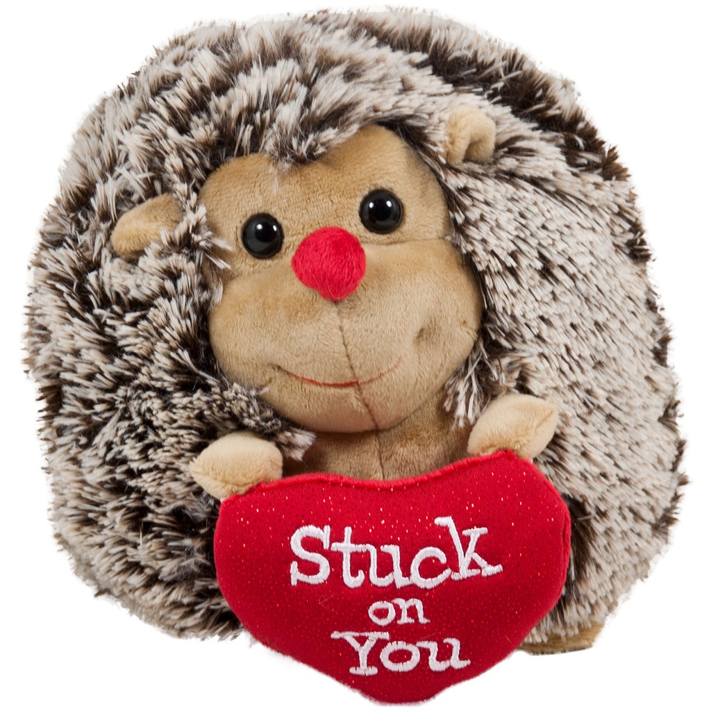 Плюшено таралежче със сърце