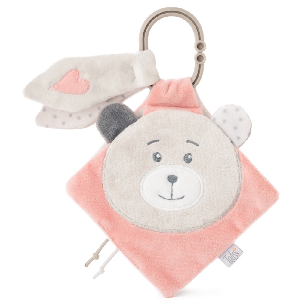 Бебешка книжка мече І 2 цвята - Розов