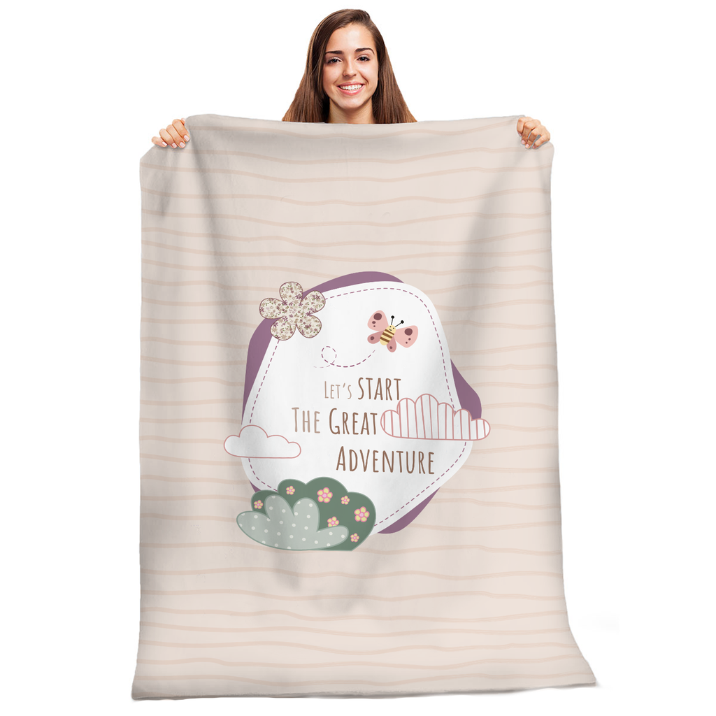 Плюшено одеяло &quot;Кармен&quot; - 100x150 см