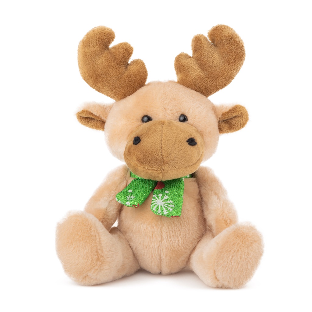 Коледен елен бежов с шал І 2 размера