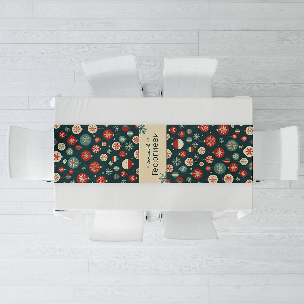 Тишлайфер за маса &quot;Коледни топки&quot; - M