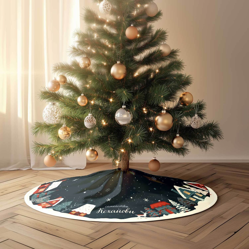Постелка за елха "Зимна нощ"