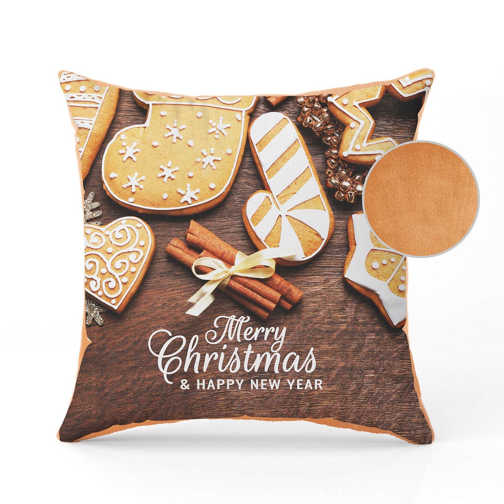 Коледна възглавница с бисквитки