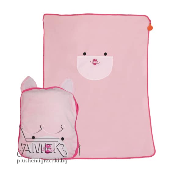 Детски пътнически комплект от плюш