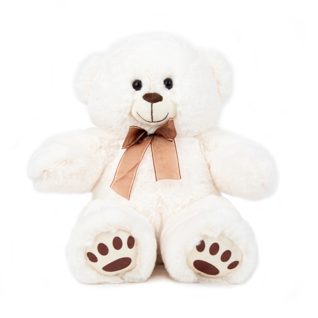 Плюшено мече с декоративна панделка І 2 цвята