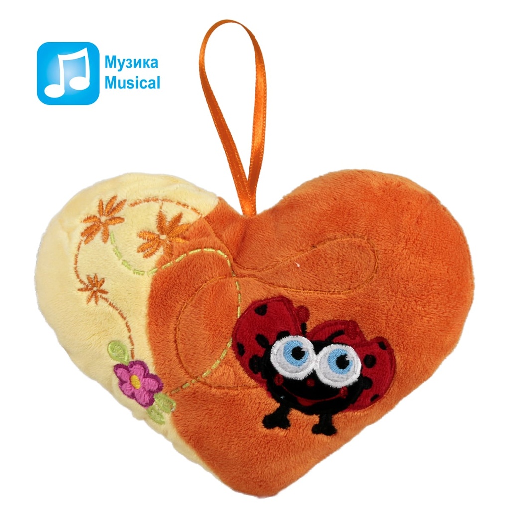 Сърце с калинка І 3 размера