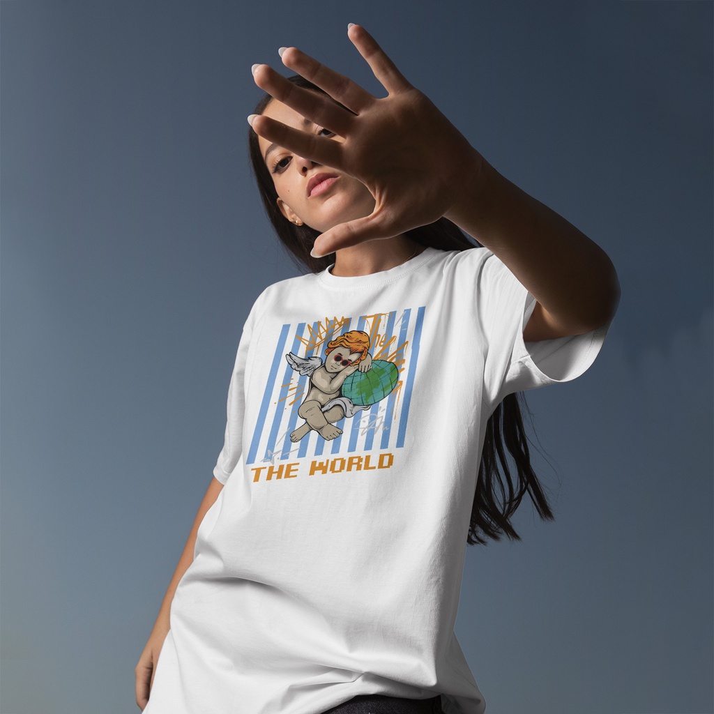 Бяла тениска - ART 4 (Oversize)