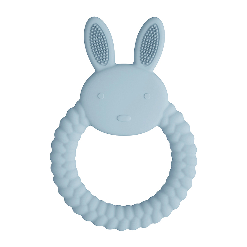 Силиконова бебешка гризалка – Зайче 