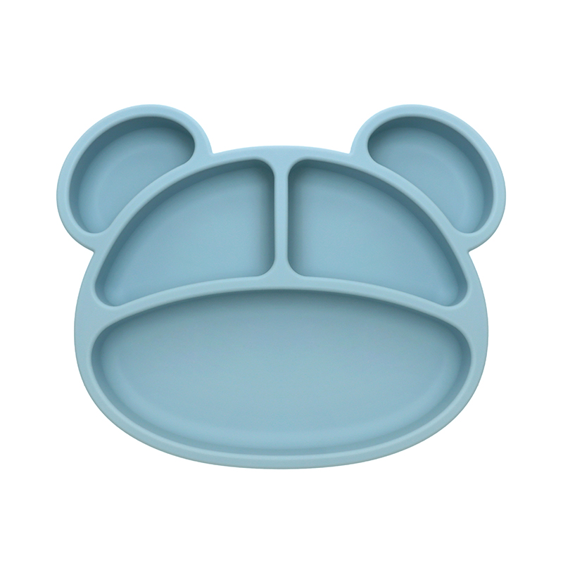 Силиконова чиния с три отделения "Мече" 