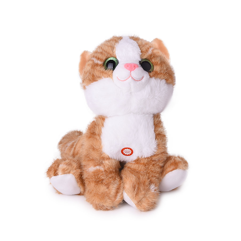 Плюшено коте със звук 