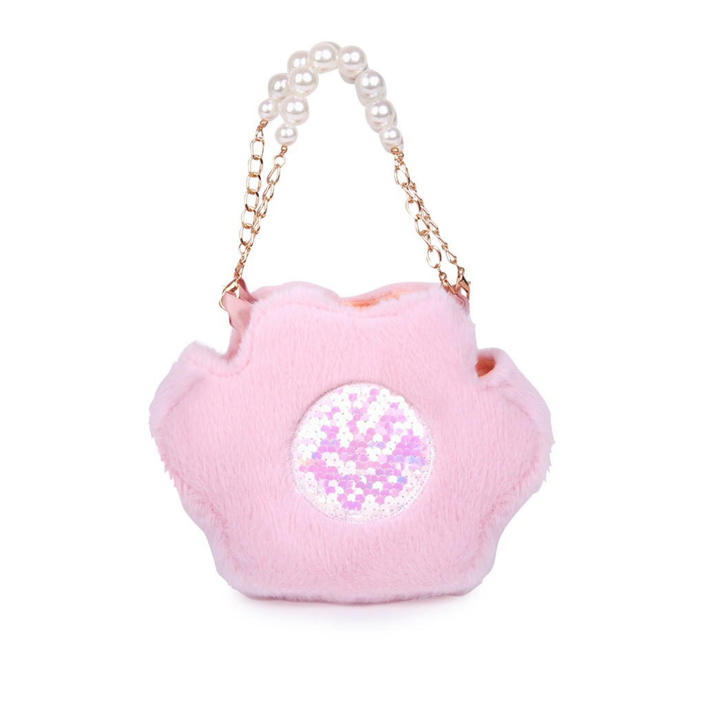 Чанта с перли и пайети