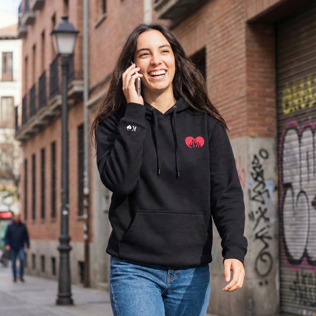 Персонализирано Худи за Двойки - Огнена любов