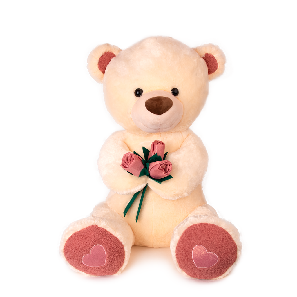 Мече с рози І 2 размера