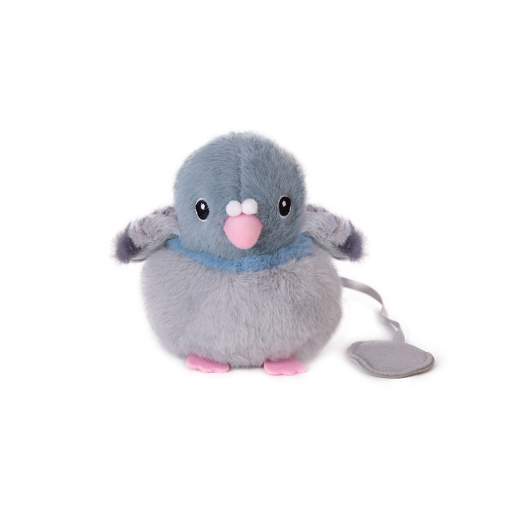 Плюшена птичка с магнит І 6 цвята