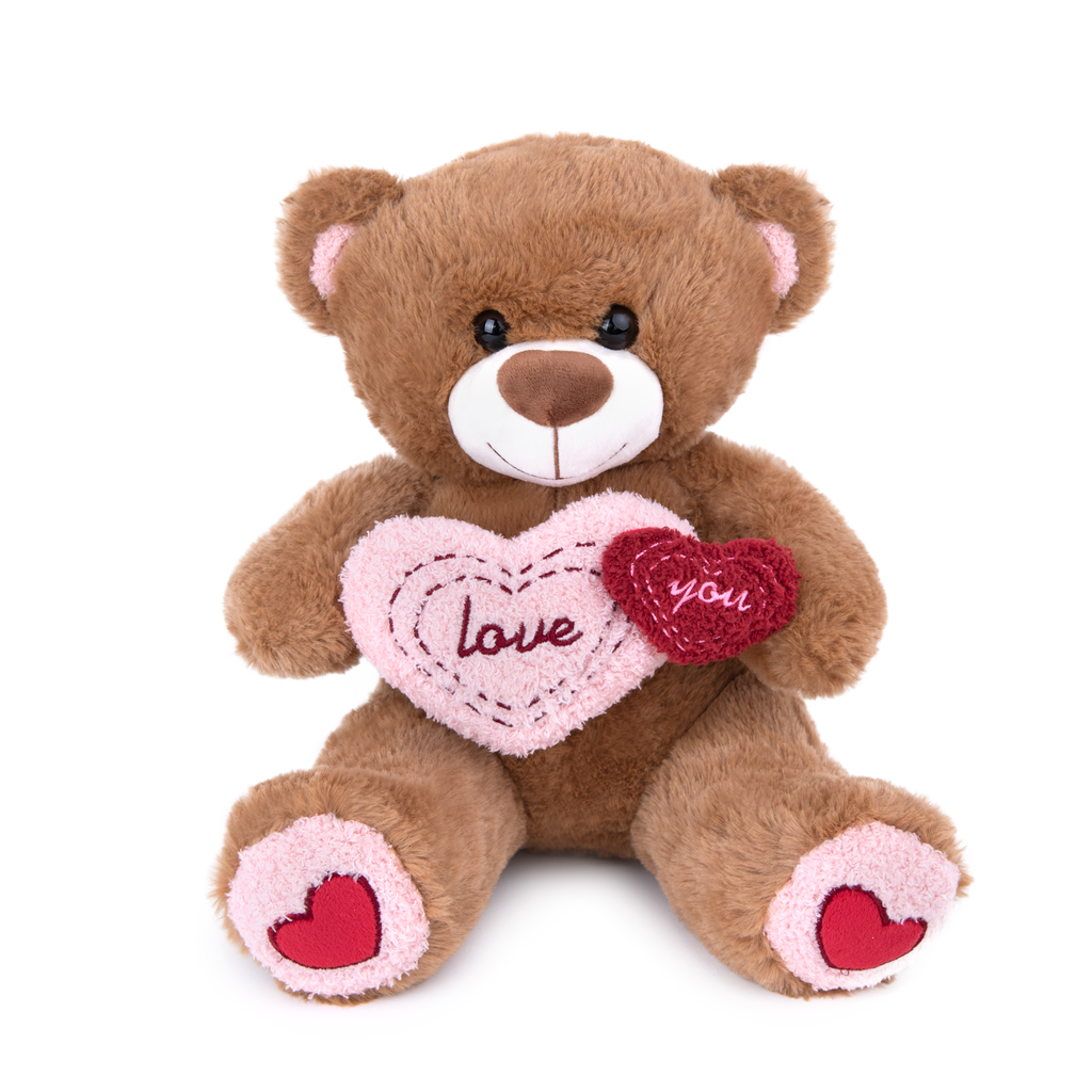 Мече с две сърца І 2 цвята