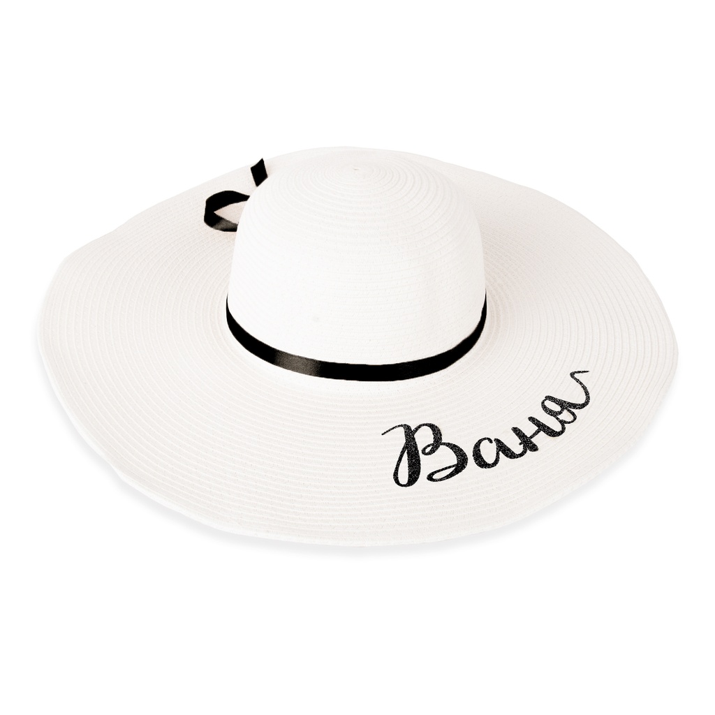 Дамска лятна капела с НАДПИС