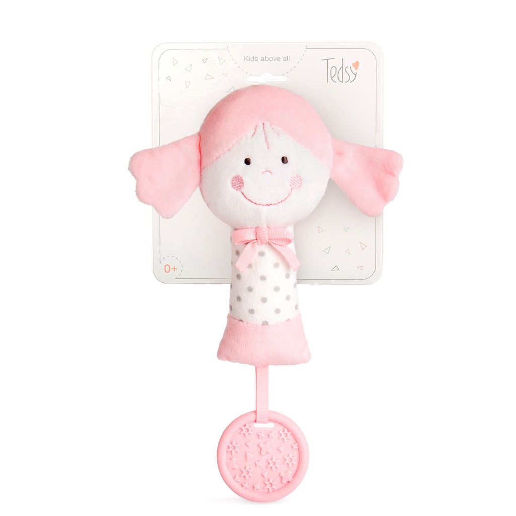 Бебешка кукла държалка І 2 цвята