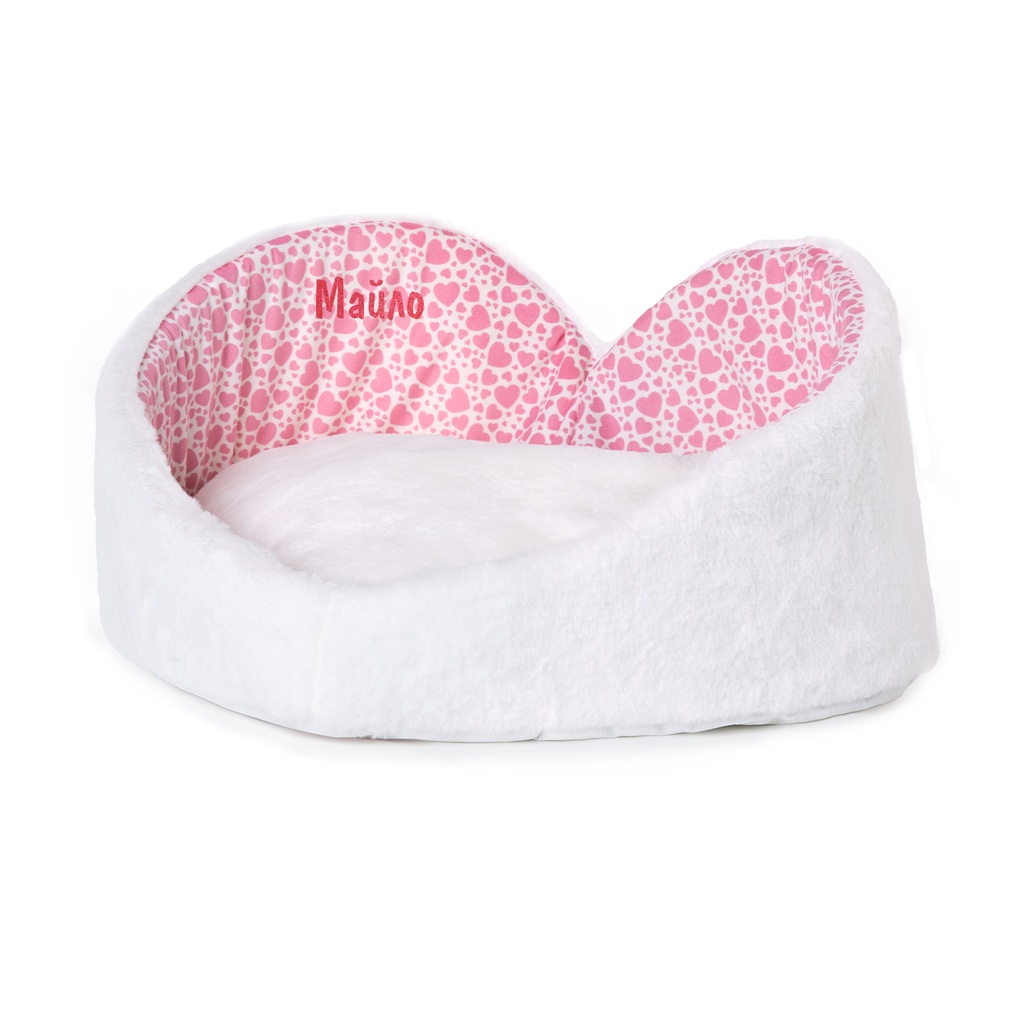 Легло за домашни любимци във формата на СЪРЦЕ