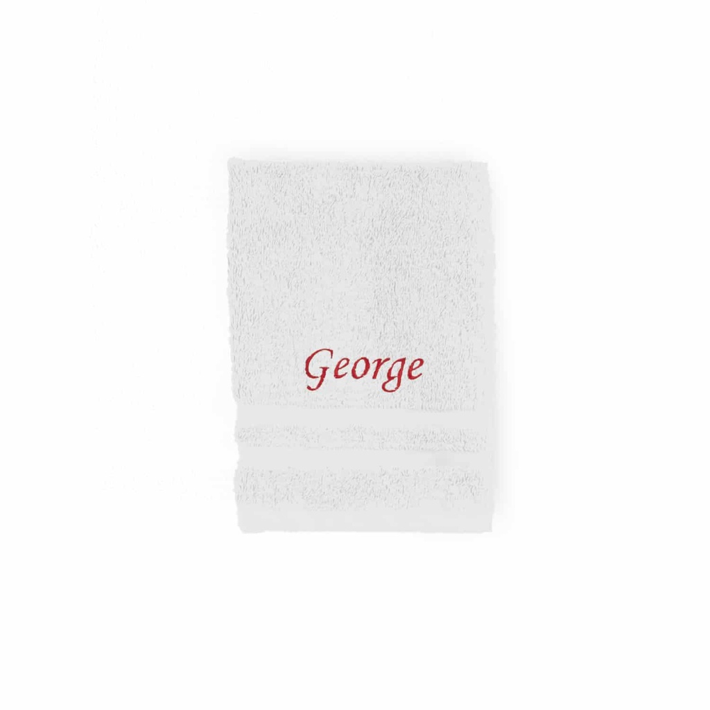 Хавлиена кърпа с бродерия 30х50см.