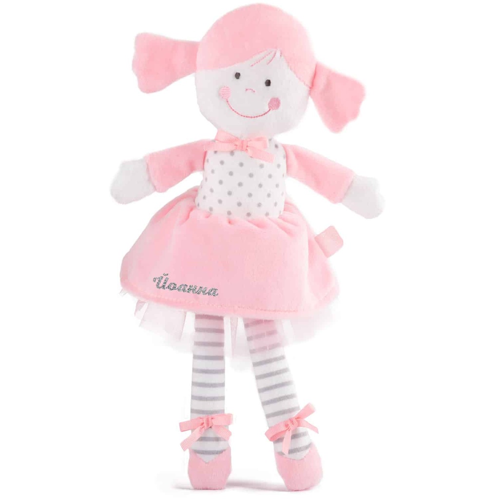 Бебешка мека кукла DOLLY с Надпис