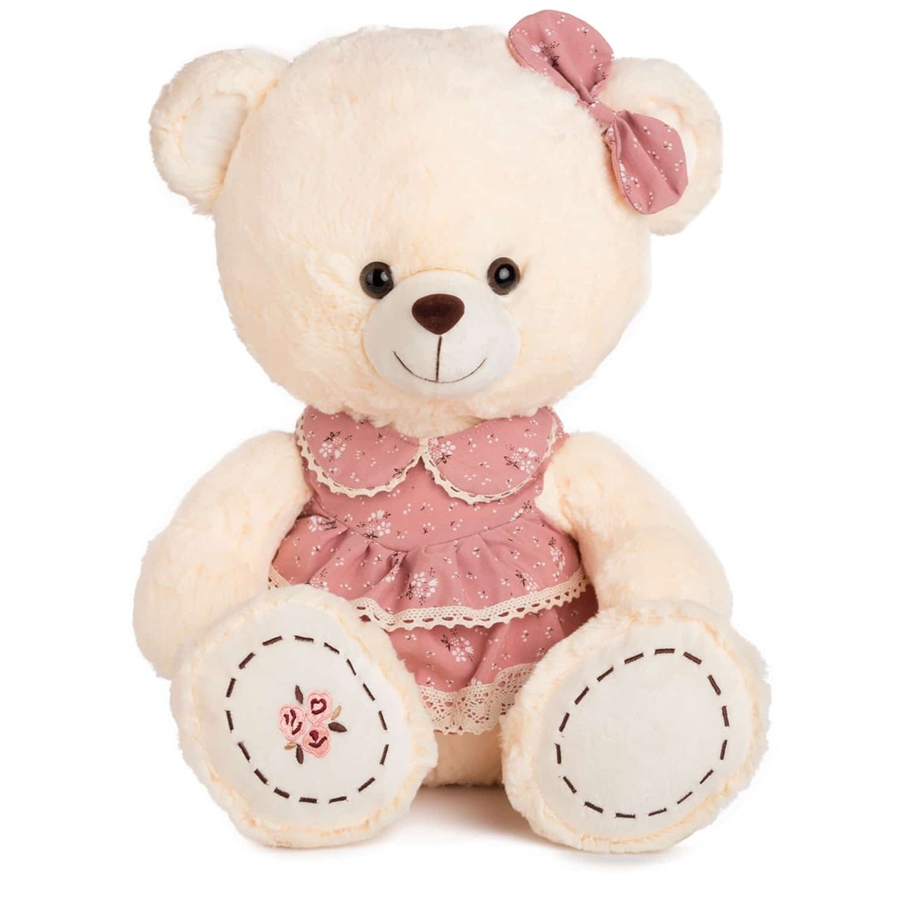 Плюшено мече с рокля| Два цвята