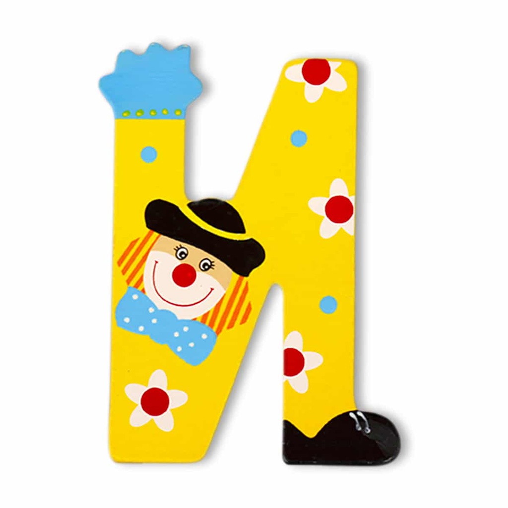 Декоративна дървена буква - И