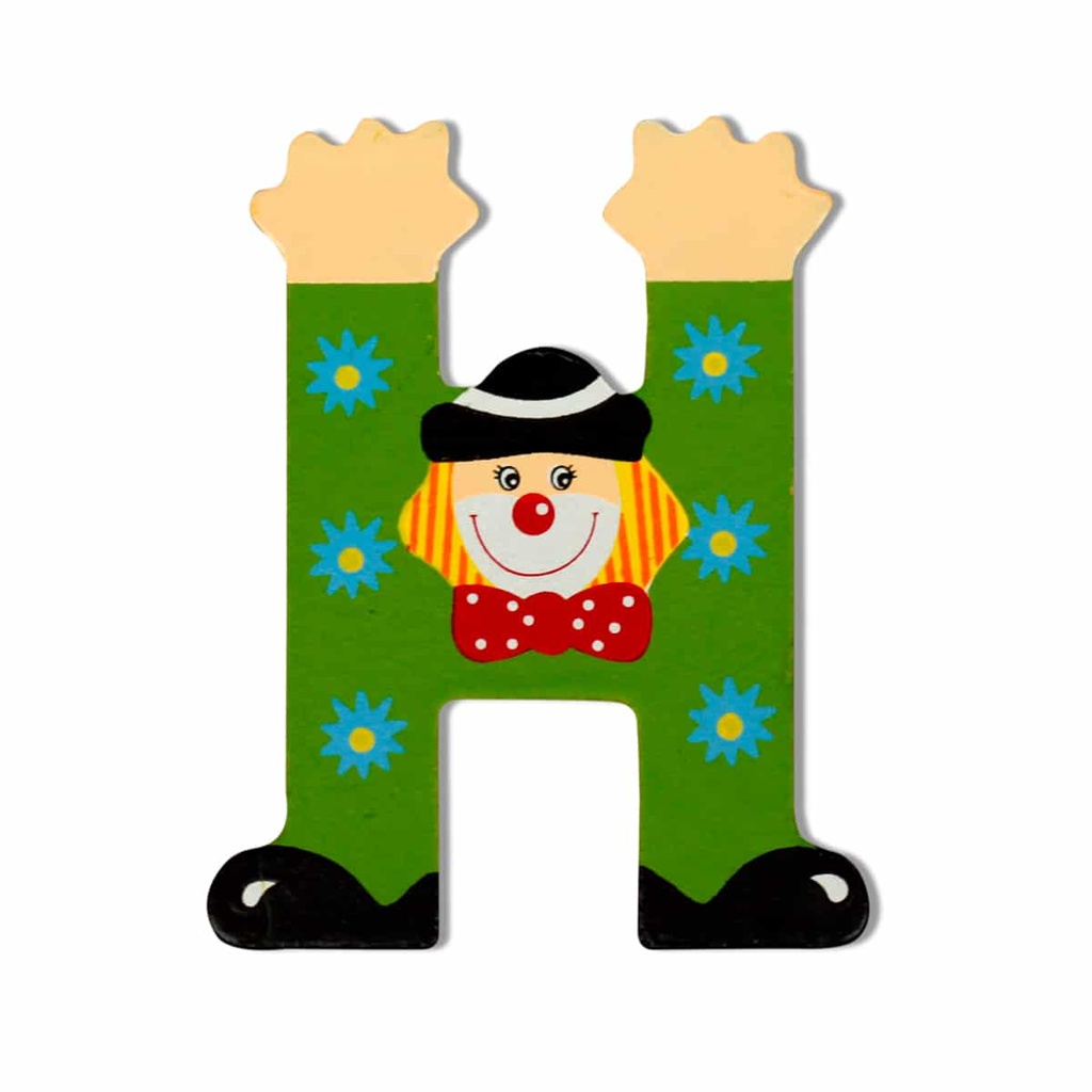 Декоративна дървена буква - Н