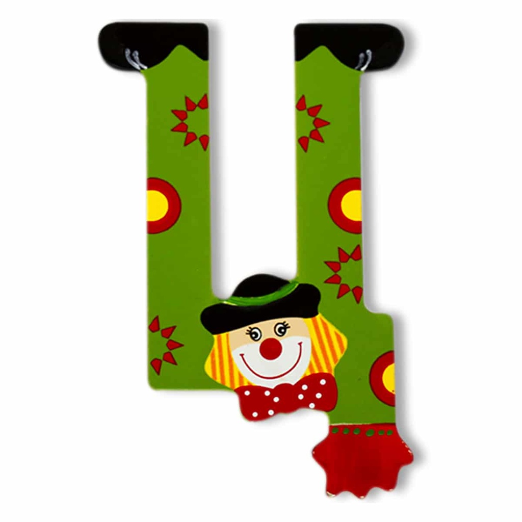 Декоративна дървена буква - Ц