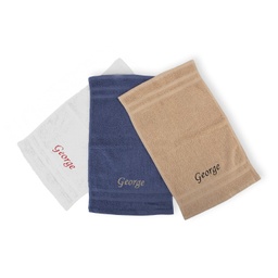 [099173] Хавлиена кърпа с бродерия 30х50см.