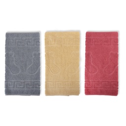 [099176] Хавлиена кърпа за крака с бродерия 50х70см.