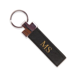 [099207] Кожен Ключодържател с надпис