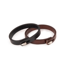 [019905-1] Мъжка гривна с гравиран надпис – Кука - Черен