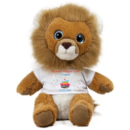 [011305+A36-2-1] Лъвче с Ваш надпис - 18 см