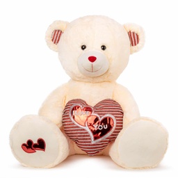 [070118] Плюшено мече със сърце