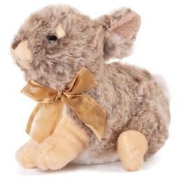 [011034/011035] Легнало зайче с панделка три цвята