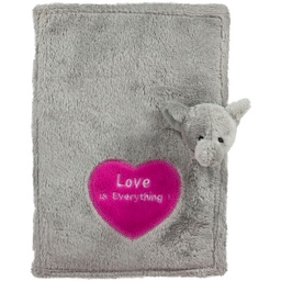 [050410] Плюшена подвързия със слонче