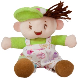 [042011] Мека кукла с шапка