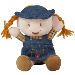 [042010] Мека кукла с дънкови дрехи